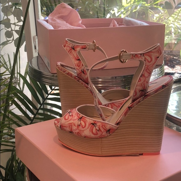 Sophia Webster Lula Dream Flamingo Wedge - Picture 5 of 5